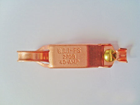 40のAmpsの固体銅のGeophoneのコネクター/ミューラー クリップ狭いところクリップ