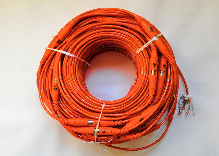低電圧の地震ケーブル/抵抗ケーブル24チャネルはサービスをカスタマイズしました